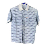 Vintage blue Free Wear Short Sleeve Shirt - womens medium