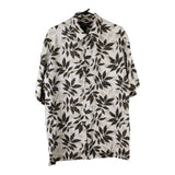 Vintage white Axcess Hawaiian Shirt - mens x-large