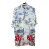 Vintage blue Big Creek Hawaiian Shirt - mens x-large