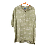 Vintage green Puritan Hawaiian Shirt - mens xx-large