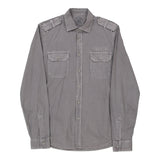 Vintage grey Gas Shirt - mens medium