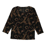 Vintage black Evidence Top - womens small