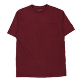 Vintage burgundy Dickies T-Shirt - mens medium