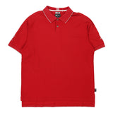 Vintage red Adidas Polo Shirt - mens medium