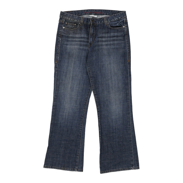 553 Levis Boot Cut Jeans - 34W UK 12 Blue Cotton