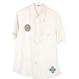 Age 14-16 Bly Short Sleeve Shirt - XL White Cotton
