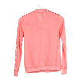Age 10-12 Adidas Spellout Zip Up - Medium Pink Polyester