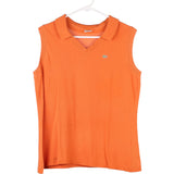 Lacoste V-neck Top - XL Orange Cotton
