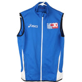 Firenze Marathon Asics Gilet - Small Blue Polyester