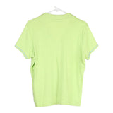 Tommy Hilfiger V-neck Polo Shirt - Large Green Cotton