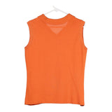 Lacoste V-neck Top - XL Orange Cotton