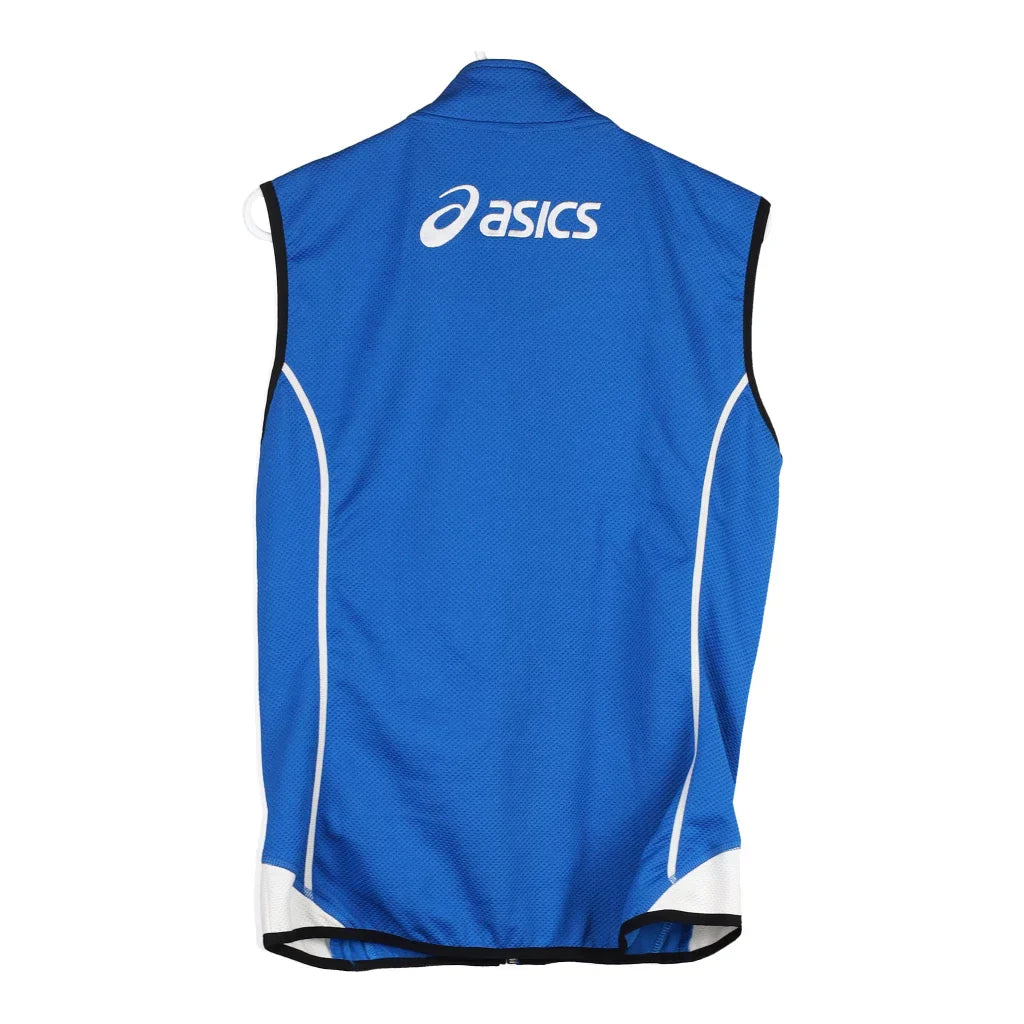 Firenze Marathon Asics Gilet - Small Blue Polyester