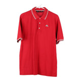 Kappa Polo Shirt - Medium Red Cotton