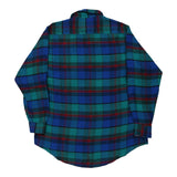 Vintage blue Steel Flannel Shirt - mens medium