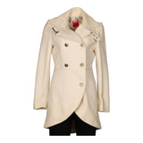 Miss Sixty Coat - Medium White Wool Blend