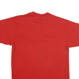 HANES Mens Red Budweiser Graphic T-Shirt L Short Sleeve Crew Neck Vintage 1986