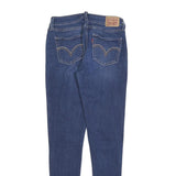 LEVI'S 535 Womens Jeans Blue Slim Skinny Denim Medium W28 L30 Slim Fit Zip