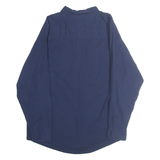 TIMBER RUN Mens Blue Shirt L Button Down Collar Cotton Casual Long Sleeve