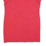 CHAMPION Womens Red Bodycon Jersey Plain Short Sleeve Mini L Casual Summer Dress