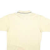 NAUTICA Mens Cream Polo Shirt 2XL Cotton Blend Short Sleeve Plain Classic Fit