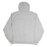 CARHARTT Mens Grey Hoodie 2XL Logo Print Cotton Pullover Sweatshirt
