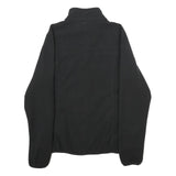 THE NORTH FACE Womens Black Fleece Jacket M Polyester Zip Activewear Casual