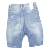HUMOR Mens Light Blue Denim Casual Shorts M W32 Button Fly Pockets