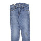Womens Blue Slim Denim Jeans Zip W31 L30 Classic Straight Cotton Blend