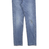Womens Blue Slim Denim Jeans Zip W31 L30 Classic Straight Cotton Blend