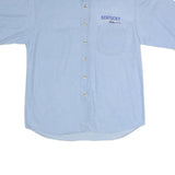CAMP CREEK Mens Blue Cotton Short Sleeve Shirt M Kentucky Wildcats