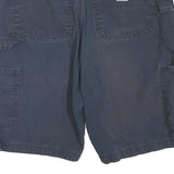 CARHARTT Mens Navy Casual Shorts M W32 Cotton Blend Workwear Cargo Pockets