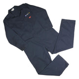 DICKIES Mens Navy Blue Polyester Blend Classic Dungarees XL W44 L31 Workwear