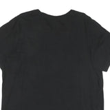 ADIDAS Mens Black White Logo T-Shirt XL Short Sleeve Crew Neck Cotton Blend