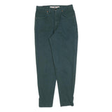 STATION COTON Womens Regular Fit Blue Denim Jeans W28 L28 Zip Closure Stylish