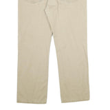 LEVI'S Mens Classic Cotton Blend Beige Trousers W36 L30 Straight Zip Closure