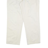 DOCKERS Mens Cotton Blend Cream Classic Fit Straight Leg Trousers W40 L32 Casual