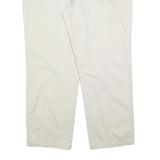 DOCKERS Mens Cotton Blend Cream Classic Fit Straight Leg Trousers W40 L32 Casual