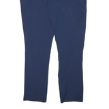 SCHOFFEL Womens Regular Blue Polyester Blend Zip Trousers W36 L30 Outdoor Casual