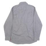 WRANGLER Mens Grey Shirt S Cotton Blend Casual Long Sleeve Button Down