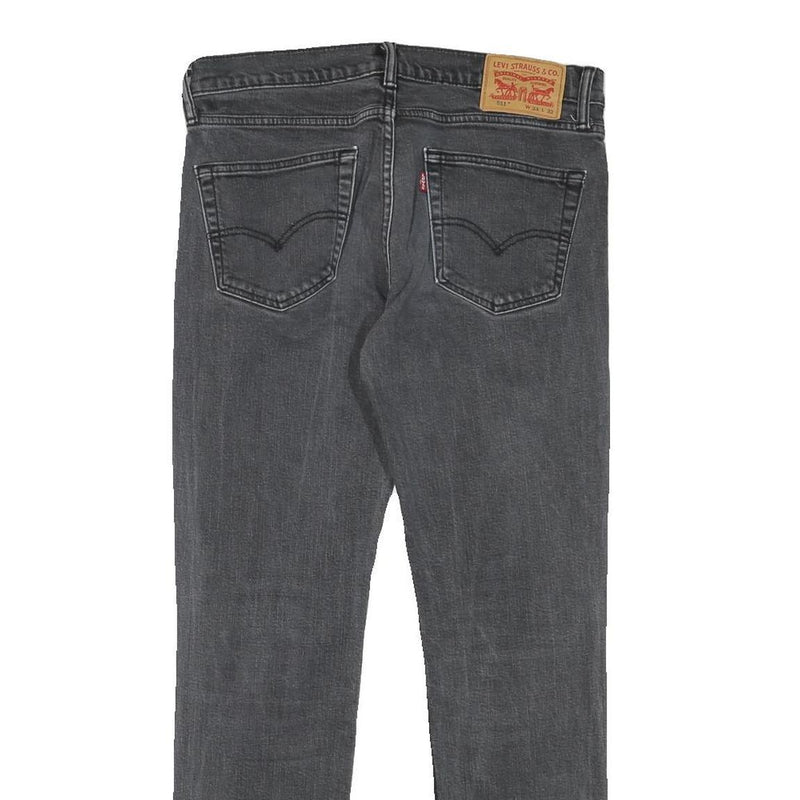 LEVI'S 511 Mens Slim Black Denim Medium W31 L29 Zip Closure Stylish Jeans