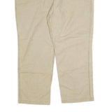 CARHARTT Mens Relaxed Fit Beige Cotton Blend Zip Trousers W42 L30 Workwear