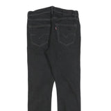 LEVI'S 522 Mens Slim Black Denim Regular W30 L30 Zip Jeans