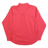 ORIGINAL STANDARDS Womens Red Shirt Long Sleeve Button L Casual Polyester Blouse
