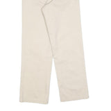 DICKIES Womens Regular Beige Cotton Blend Trousers W26 L30 Zip Classic Straight