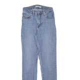 LEVI'S Womens Slim Blue Denim Light W24 L30 Cotton Blend Zip Jeans Skinny