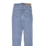 LEVI'S Womens Slim Blue Denim Light W24 L30 Cotton Blend Zip Jeans Skinny