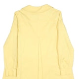 CYCLONE Womens Yellow Jacket M Polyester Plain Button Closure Stylish
