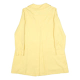 CYCLONE Womens Yellow Jacket M Polyester Plain Button Closure Stylish