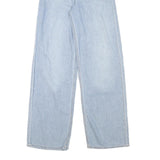 LEVI'S Womens Blue Loose Straight Denim Light W26 L29 Comfortable Zip Jeans