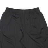 ADIDAS Mens Black Casual Sports Shorts M W27 Polyester Blend Stripe